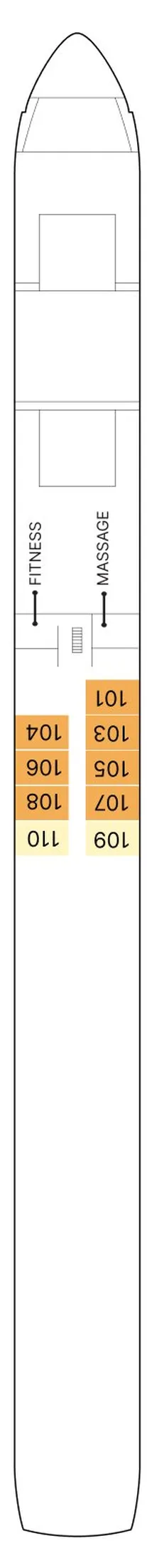 AmaKristina — Piano Deck deck plan