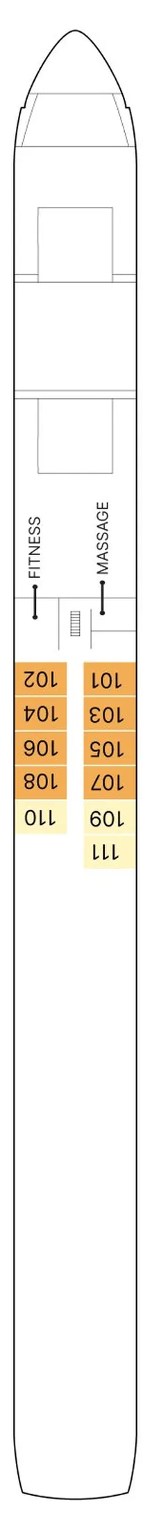 AmaLucia — Piano Deck deck plan