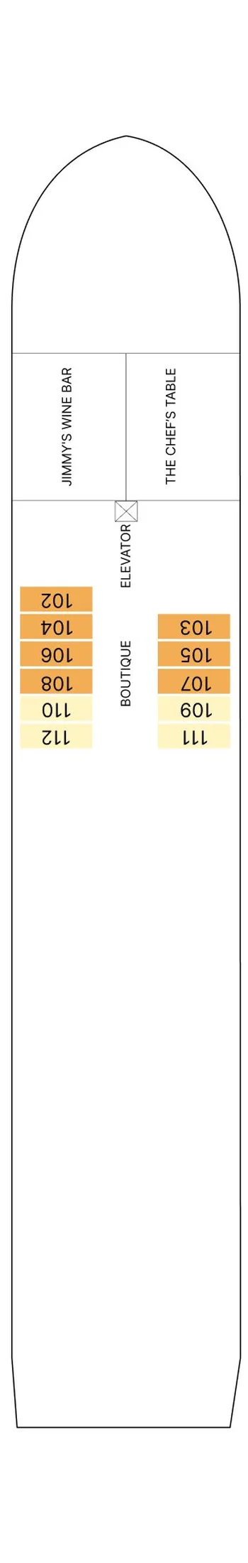 AmaMagna — Piano Deck deck plan