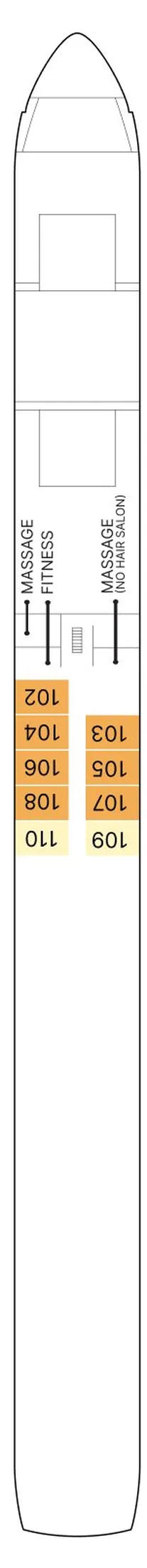 AmaMaria — Piano Deck deck plan
