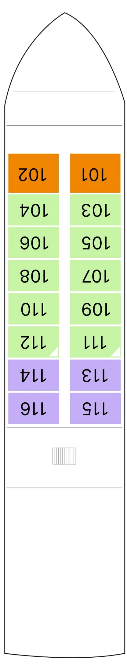 AmaMelodia — Salsa Deck deck plan