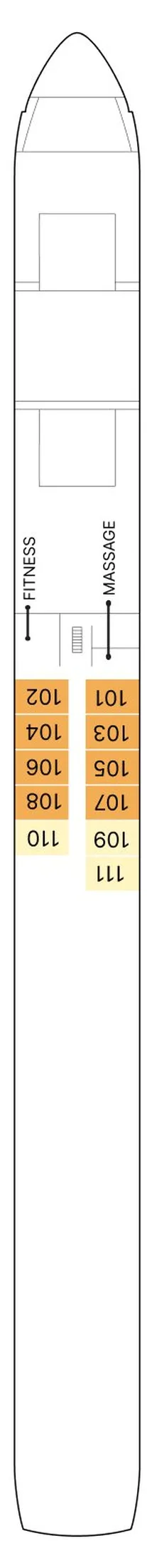 AmaMora — Piano Deck deck plan