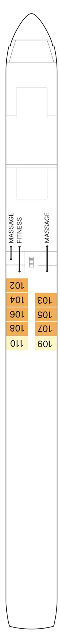 AmaSofia — Piano Deck deck plan