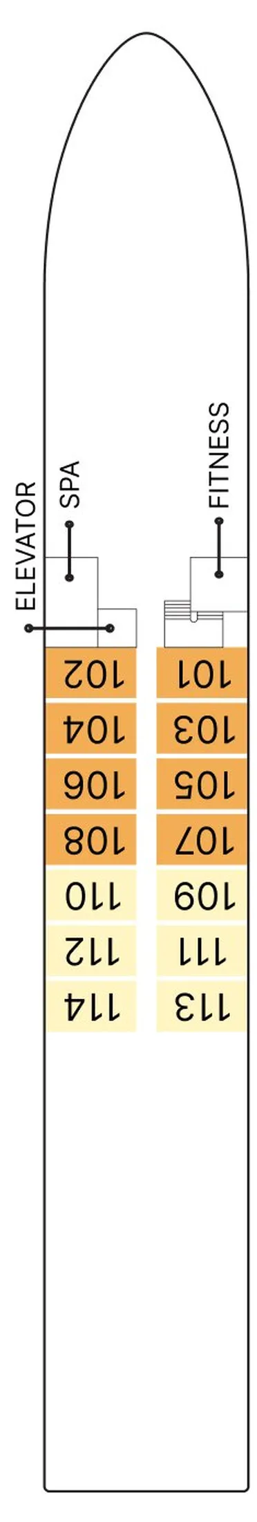 AmaVida — Douro Deck deck plan