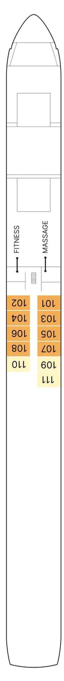AmaViola — Piano Deck deck plan