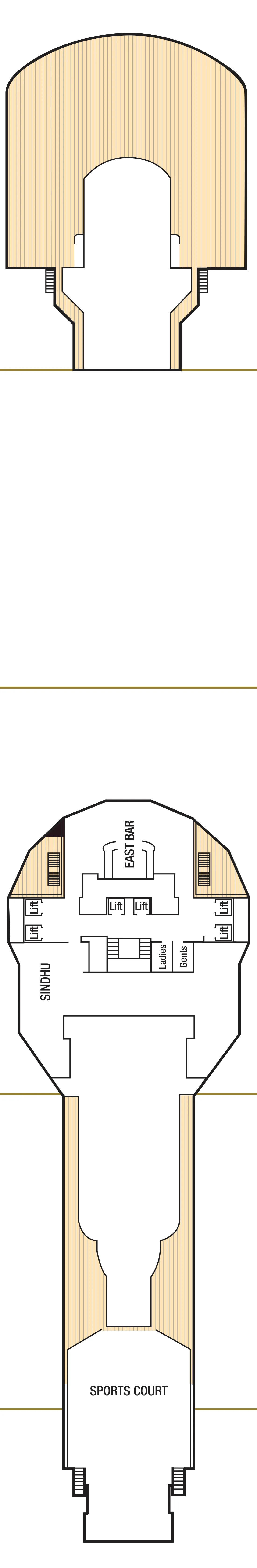 Arcadia — Deck 11 — Sky Deck deck plan