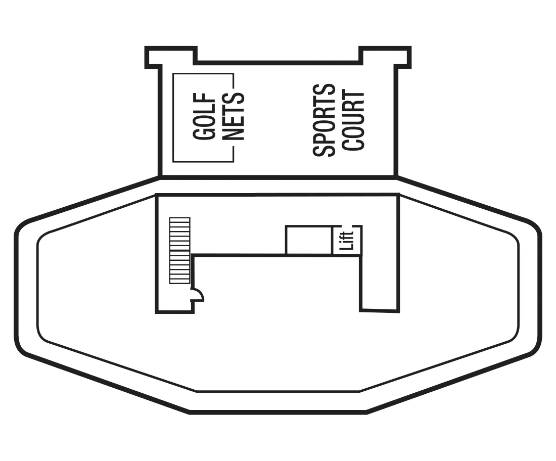 Azura — Deck 19 — Sky Deck deck plan
