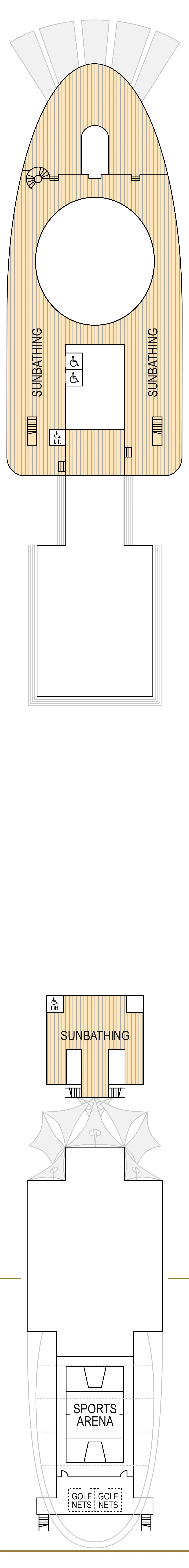 Iona — Deck 19 — Sky Deck deck plan