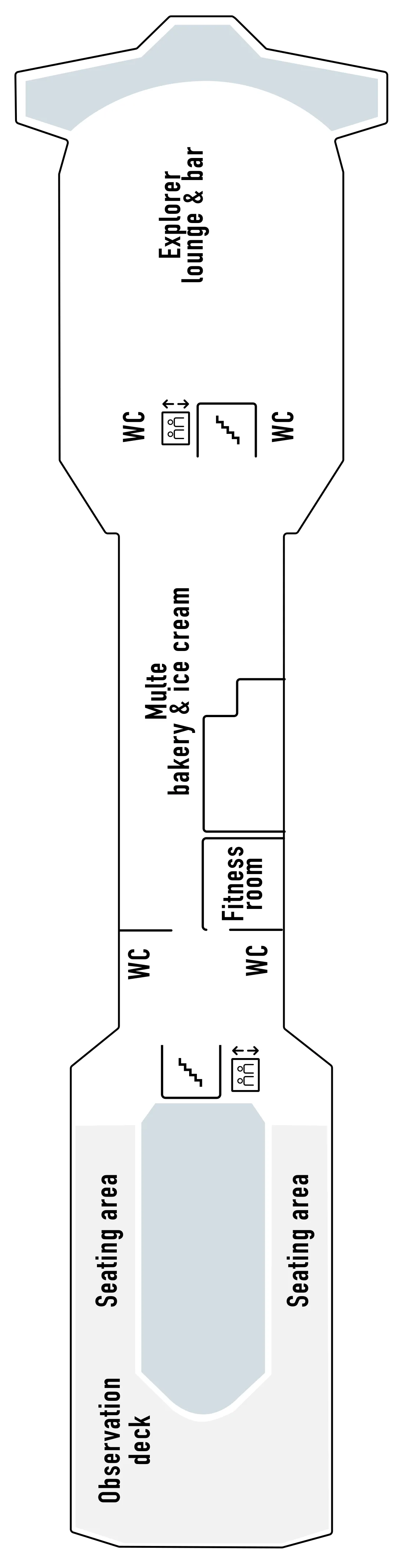 MS Kong Harald — Deck 7 deck plan