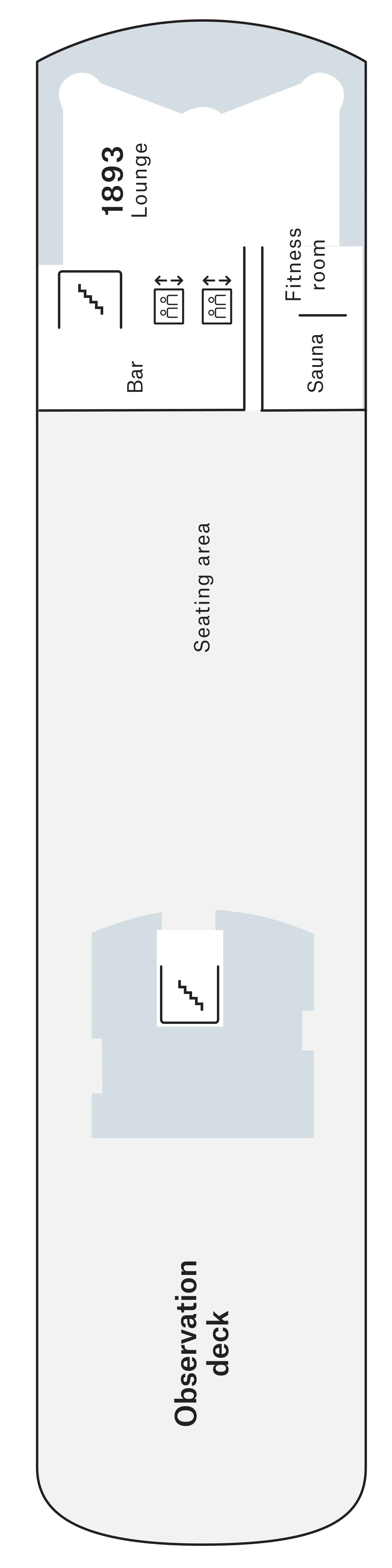 MS Midnatsol — Deck 9 deck plan