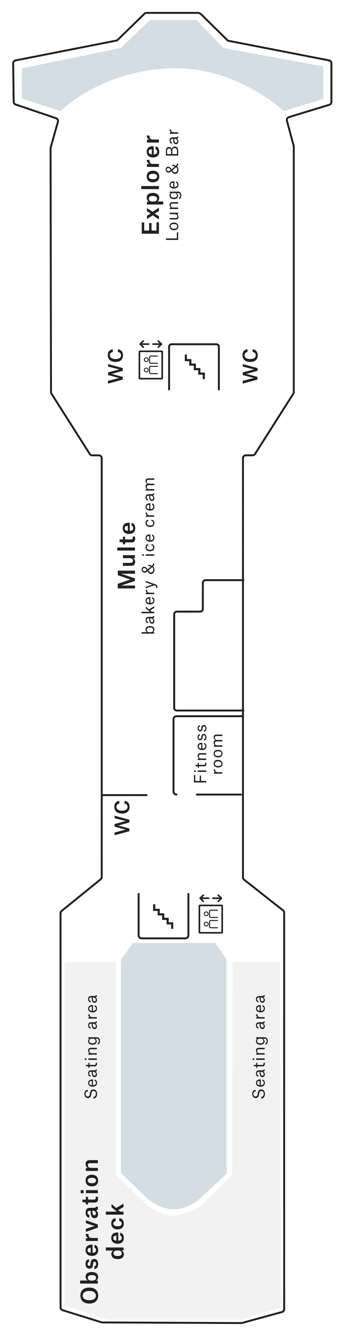 MS Nordlys — Deck 7 deck plan