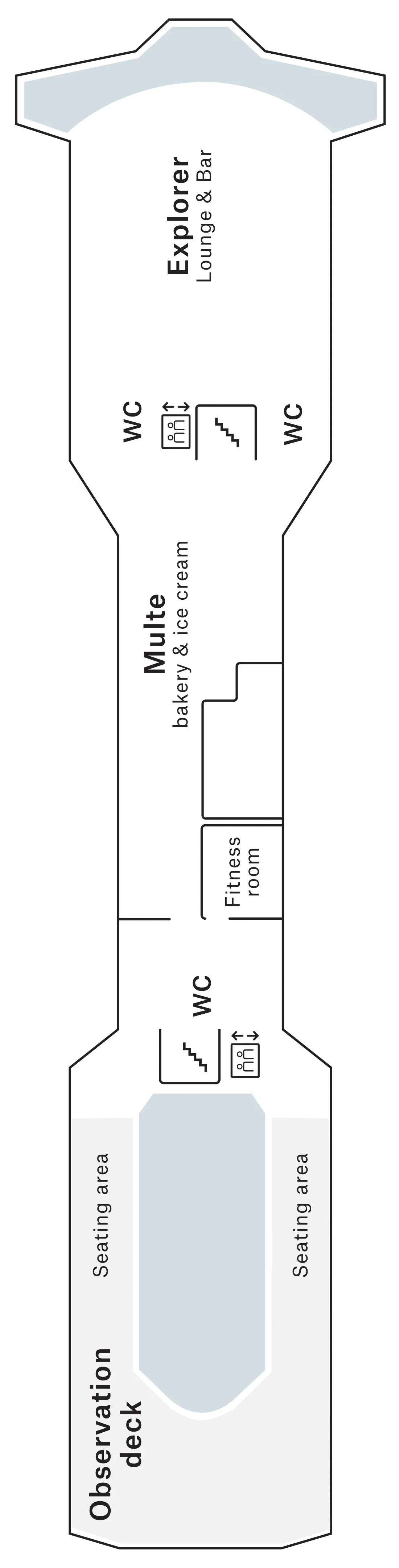 MS Nordnorge — Deck 7 deck plan