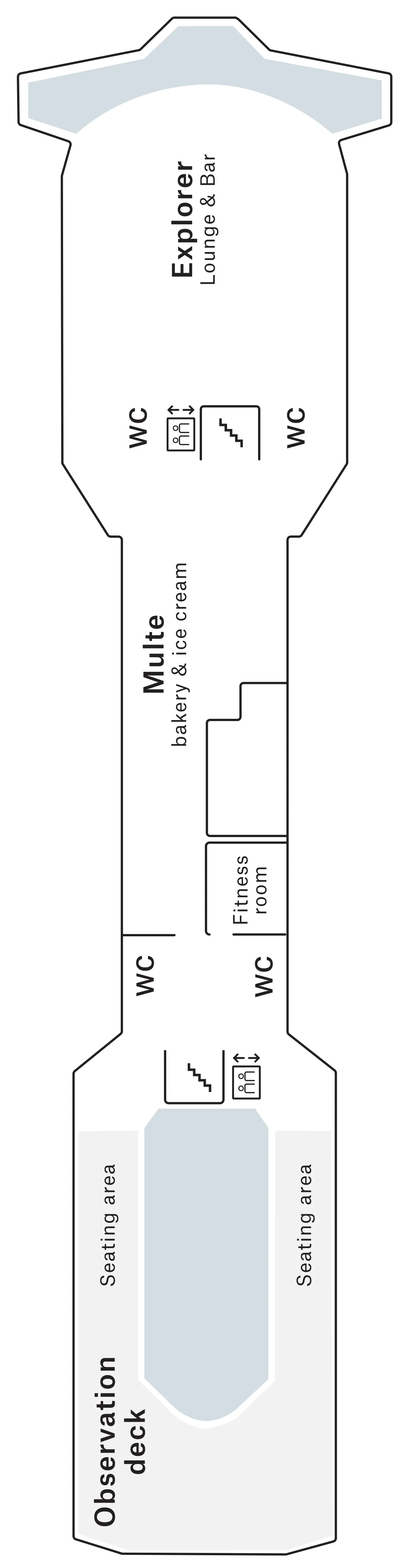 MS Polarlys — Deck 7 deck plan