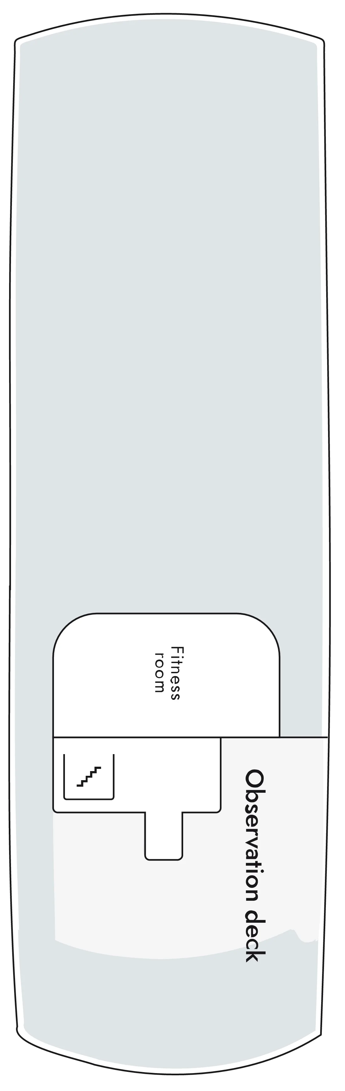 MS Santa Cruz II — Deck 4 — Sky Deck deck plan