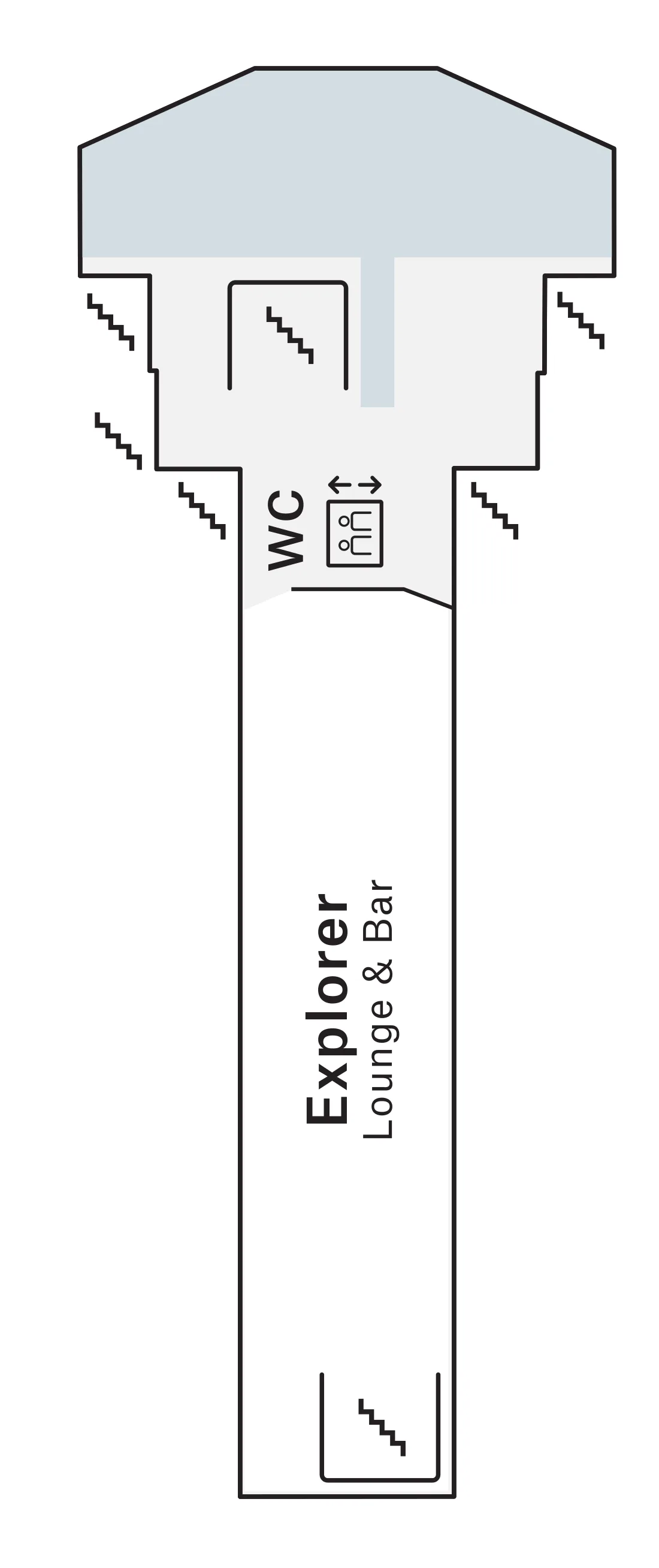MS Vesterålen — Deck 7 deck plan