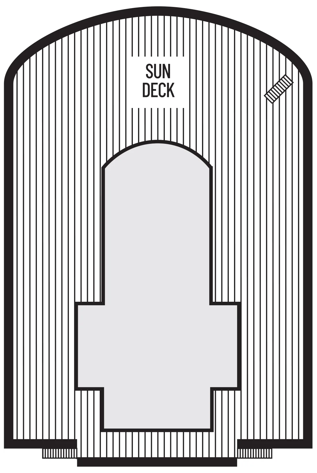 Nieuw Amsterdam — Deck 12 — Sun Deck deck plan