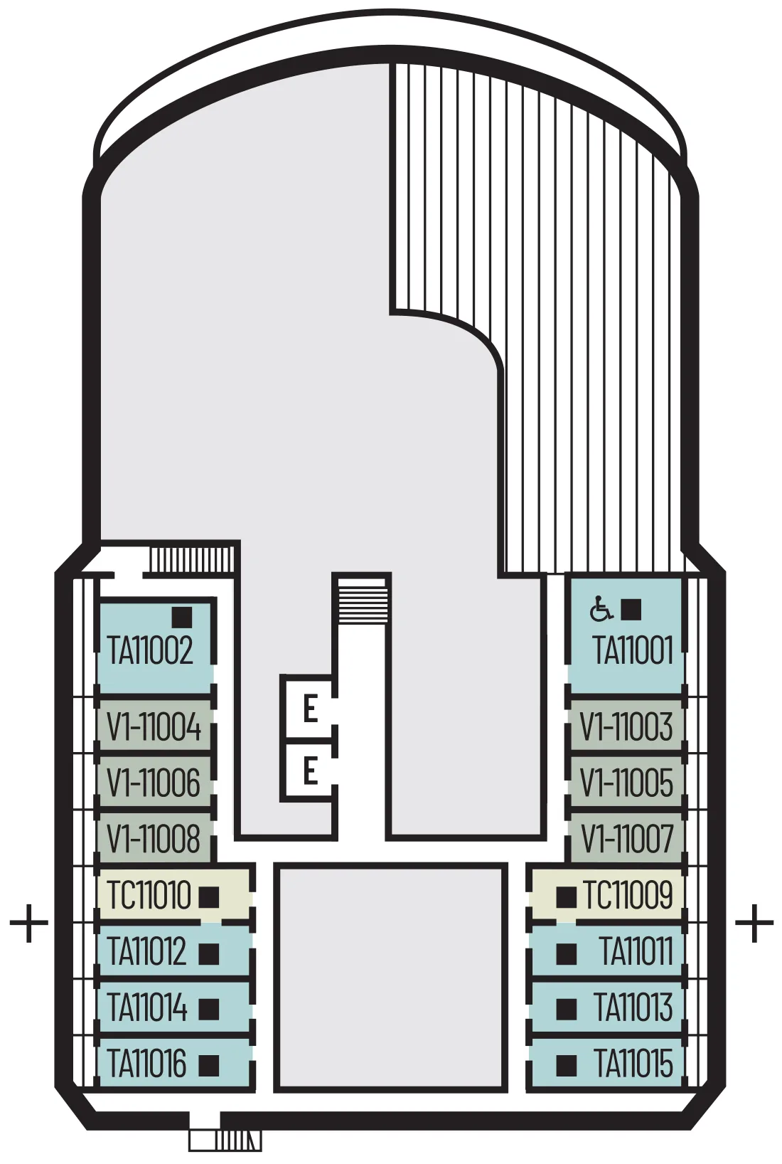 Oosterdam — Deck 11 — Sports Deck deck plan