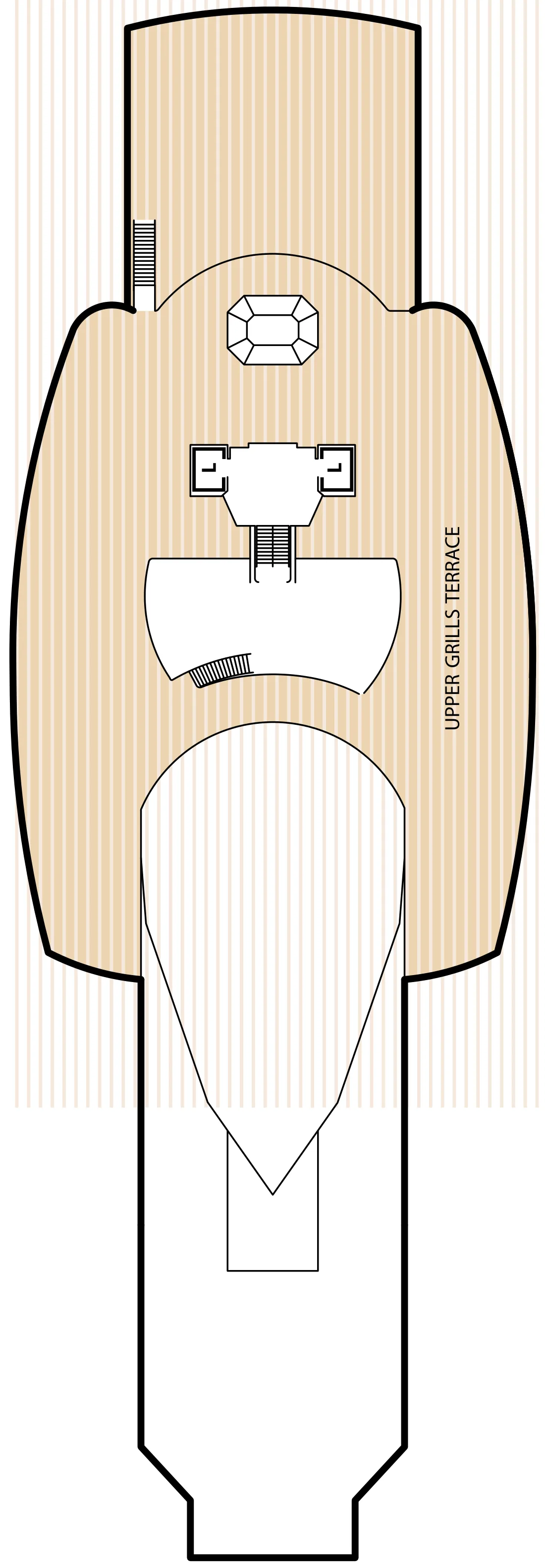 Queen Elizabeth — Deck 12 deck plan