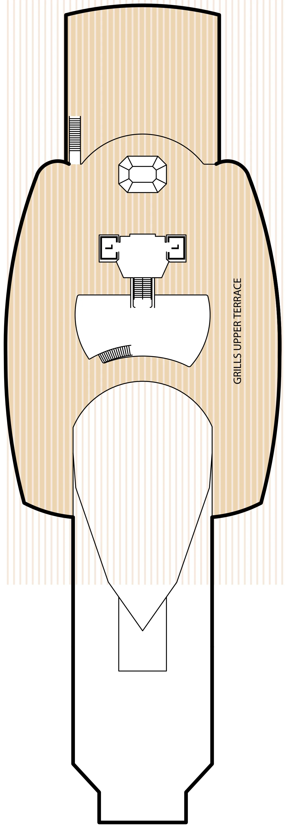Queen Victoria — Deck 12 deck plan