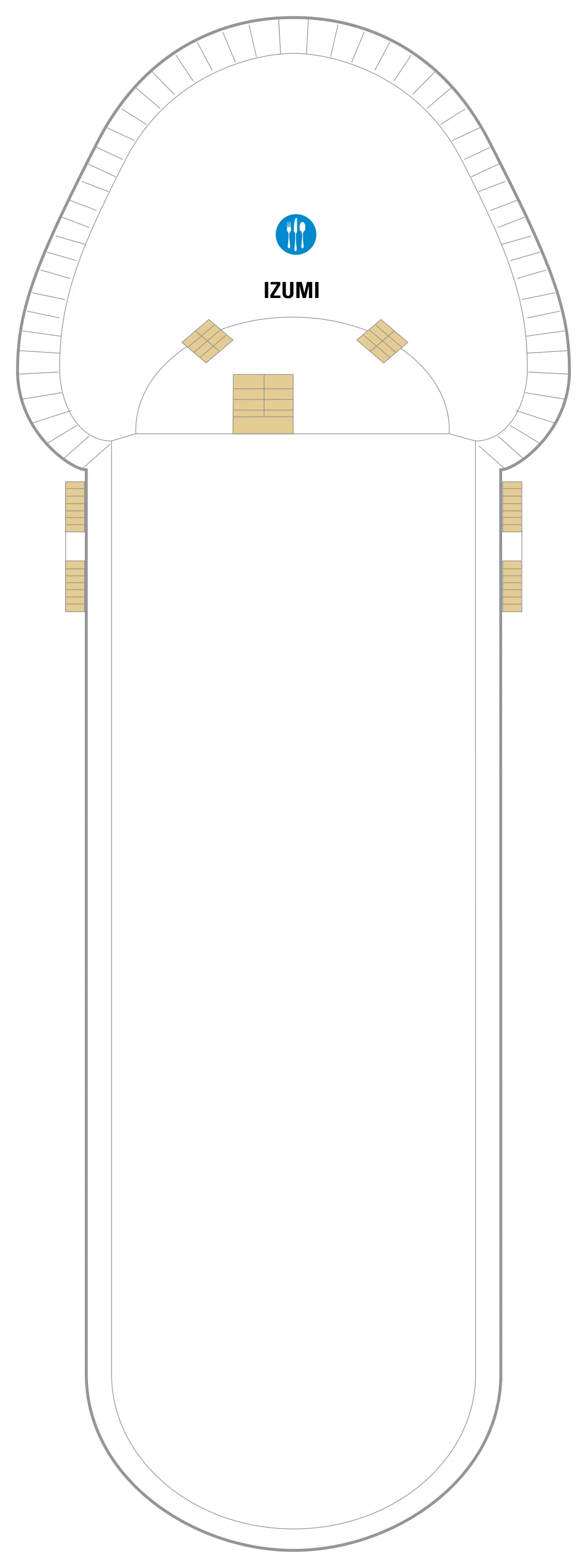 Rhapsody of the Seas — Deck 12 deck plan