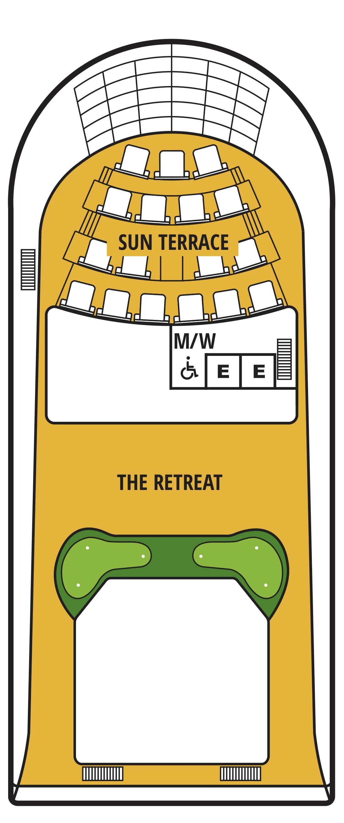 Seabourn Quest — Deck 11 deck plan