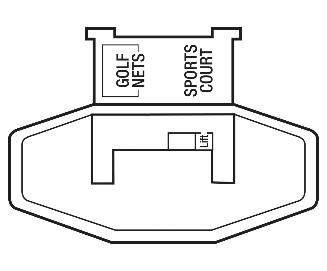 Ventura — Deck 19 — Ocean Deck deck plan